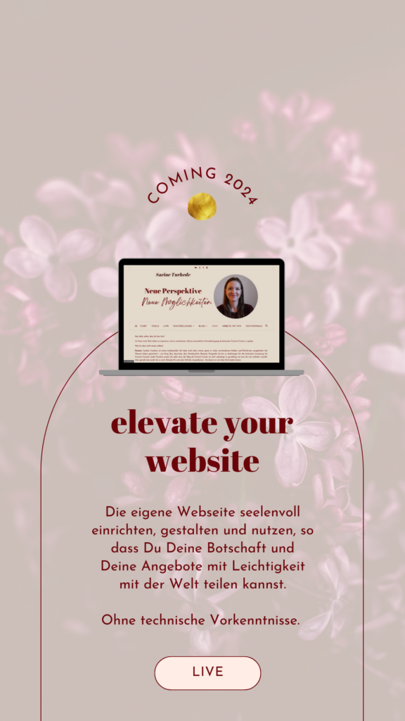 elevate your website - Sarine Turhede